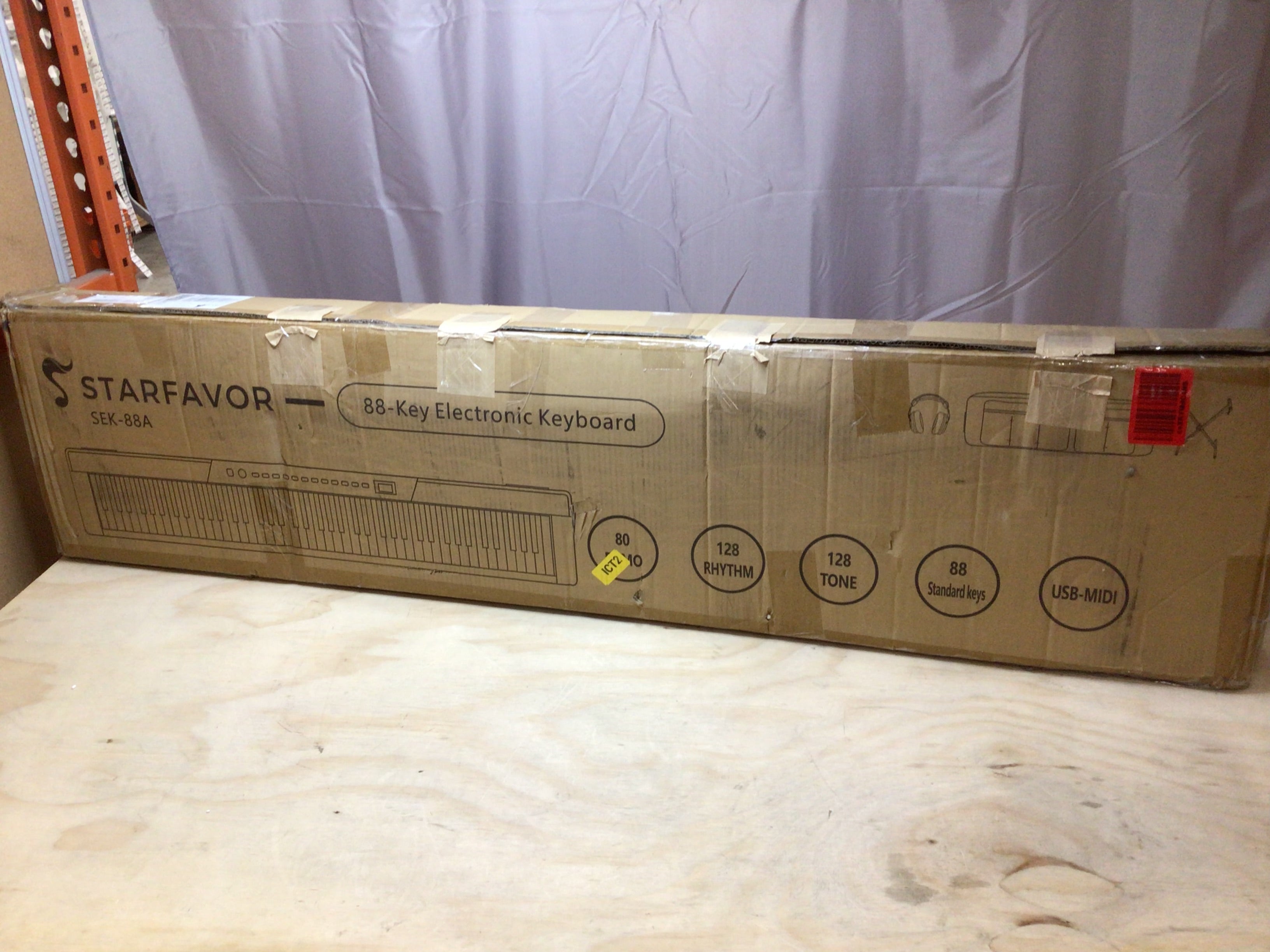 Starfavor Piano Keyboard 88 Keys with Stand SEK-88A **OPEN BOX - READ** (8112941793518)